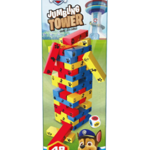 Paw Patrol – Infernal Tower – Building Tower Board Game – 48 Blocks and 1 Dice – Balance Game Patience Reasoning – Paw Patrol Toy – Children's Toy 4 Years and Above